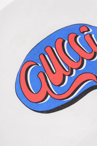 Cotton Beanie with Printed Logo