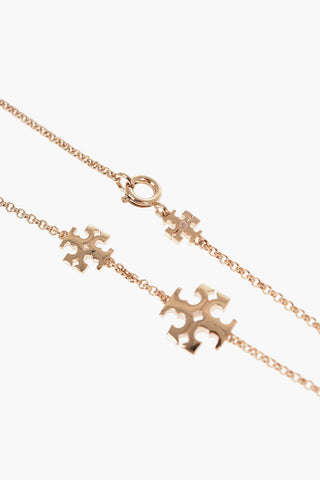 Golden Effect KIRA Long Necklace with Iconic Logo