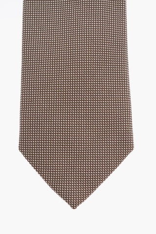 cotton and silk kipper tie