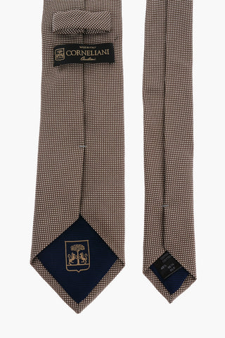 cotton and silk kipper tie