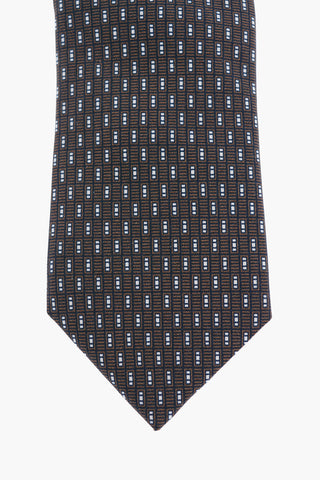 CC COLLECTION 패턴 실크 타이