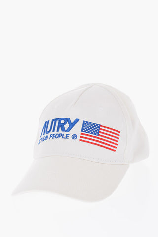 Cotton Baseball Cap with Raised Embroidery