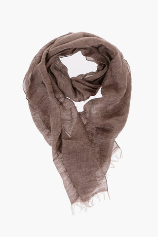 Foulard in Lino a Tinta Unita