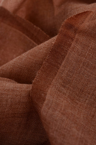 Solid Color Cashmere and Cotton Foulard