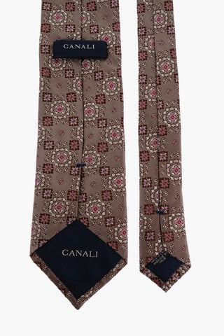 Geometrical Patterned Silk Tie