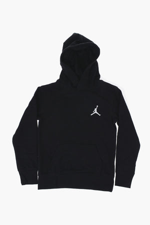 AIR JORDAN Solid-Color Hoodie with Embroidered Logo