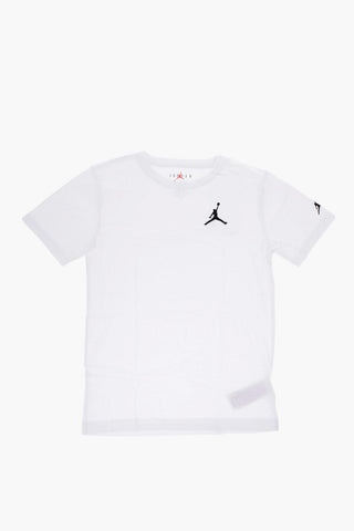 AIR JORDAN Crewneck T-Shirt with Front Embroidery