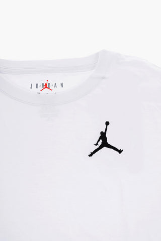 AIR JORDAN Crewneck T-Shirt with Front Embroidery