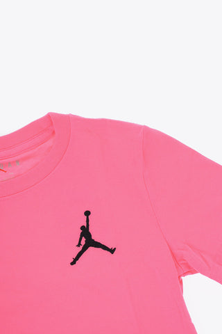 AIR JORDAN Crewneck T-Shirt with Embroidered Logo
