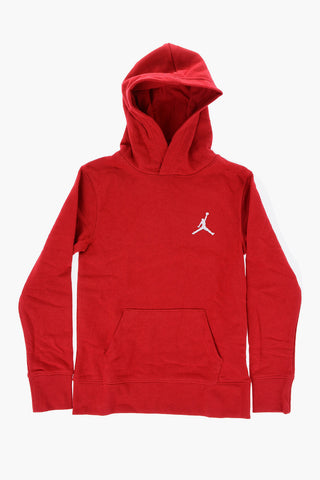 AIR JORDAN Solid-Color Hoodie with Contrast Logo