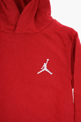 AIR JORDAN Solid-Color Hoodie with Contrast Logo