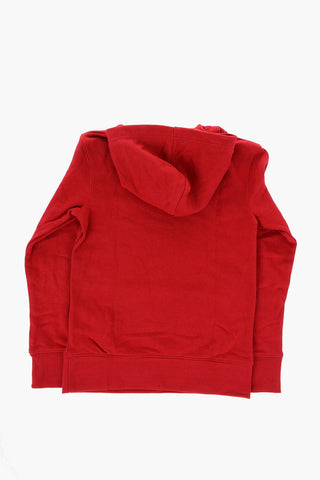 AIR JORDAN Solid-Color Hoodie with Contrast Logo