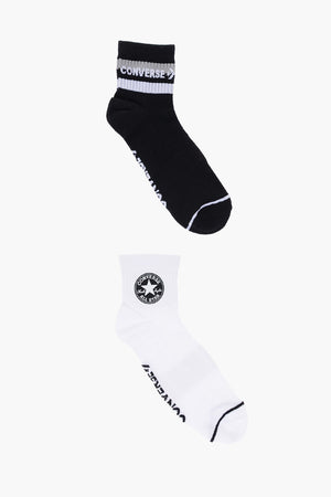 2 Paar zweifarbige Rippsocken