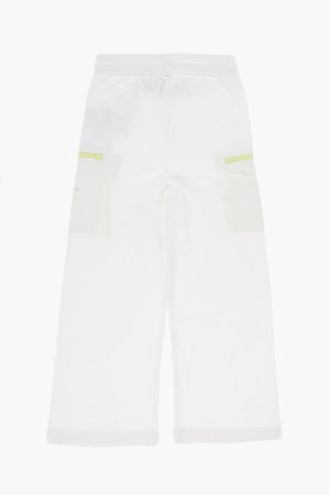 Joggers a Vita Alta con Rifiniture a Contrasto