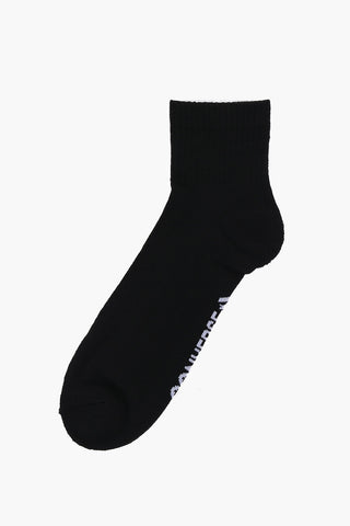 Set of 3 Pairs of Stretch Fabric Socks with Contrast Details