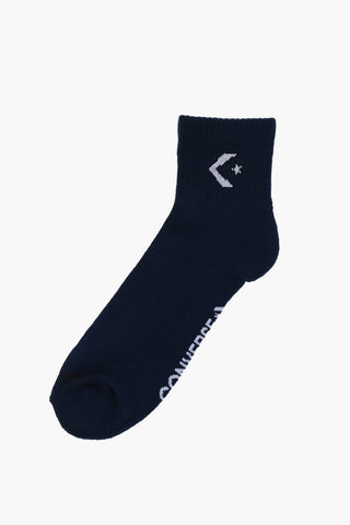 Set of 3 Pairs of Stretch Fabric Socks with Contrast Details