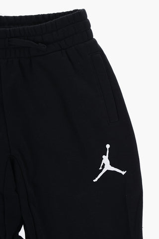AIR JORDAN Solid-Color Joggers with Contrast Logo