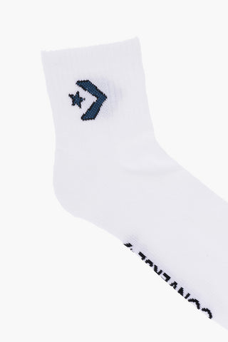 Two-Tone Embroidered Socks