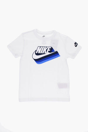 Rundhals-T-Shirt mit aufgedrucktem Logo
