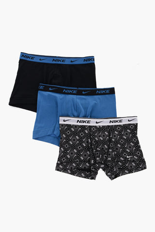3er-Set Boxershorts aus Stretch-Baumwolle mit Logobund