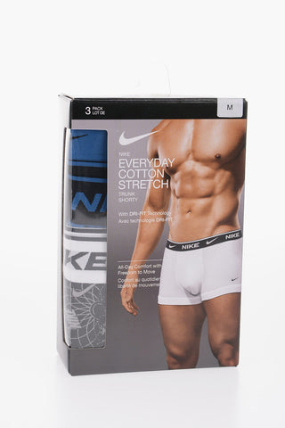 3er-Set Boxershorts aus Stretch-Baumwolle mit Logobund