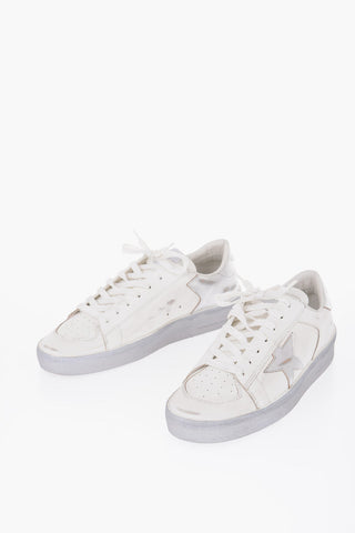 GGDB Leather STARDAN Sneakers with Lamè Details