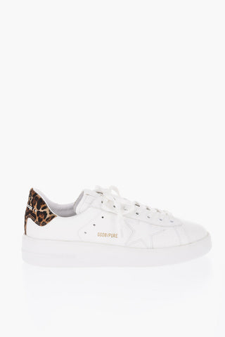 GGDB Leather PURE Sneakers with Pony Detail