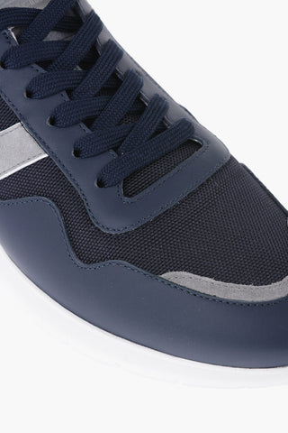 Sneakers Basse in Tessuto con Suola in Memory Foam