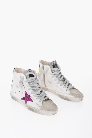 GGDB Leather FRANCY High-top Sneakers with Live-in Design