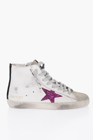 GGDB Leather FRANCY High-top Sneakers with Live-in Design