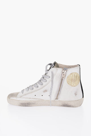 GGDB Leather FRANCY High-top Sneakers with Live-in Design