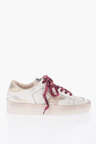 GGDB Leather STARDAN Low-top Sneakers with Contrasting Laces