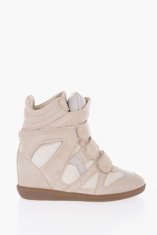 Suede BEKETT Sneakers with Velcro Closure