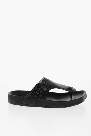 Sandali Infradito EASE in Pelle con Fibbia Logo