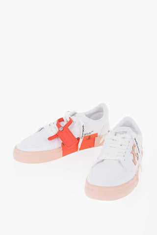 VULCANIZED Low Sneakers with Embroidered Arrow