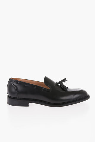 Shiny Leather Loafers with Tassels