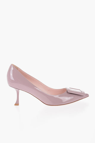 Patent Leather VIV IN THE CITY Pumps with Buckle