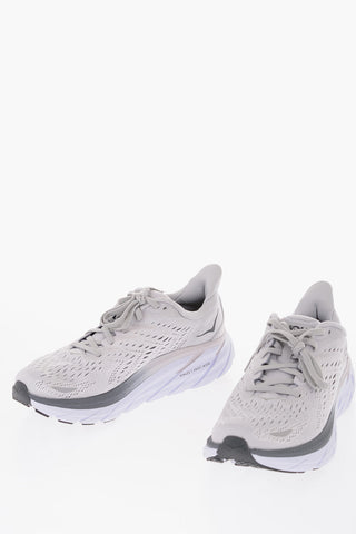 Sneakers CLIFTON Allacciate con Tessuto Traforato