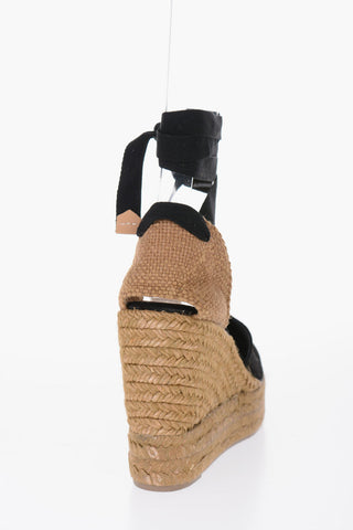 Rafia CHIARA High Espadrillas with Self-tie Detail