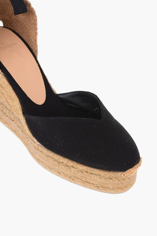 Rafia CHIARA High Espadrillas with Self-tie Detail