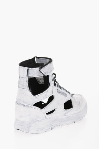 REEBOK Sneakers Alte Tabi In Pelle Con Cutout Effetto Vernice