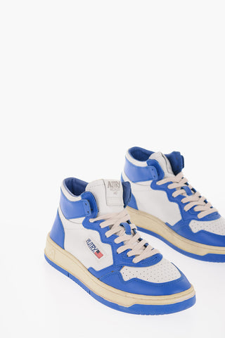 Two-tone MEDALIST MID Leather Sneakers