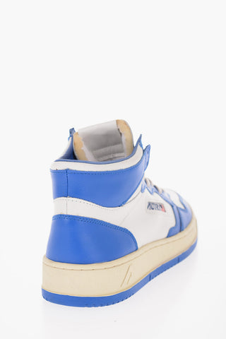 Two-tone MEDALIST MID Leather Sneakers