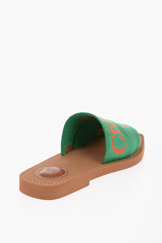 Sliders TAPE in Canvas con Logo Ricamato