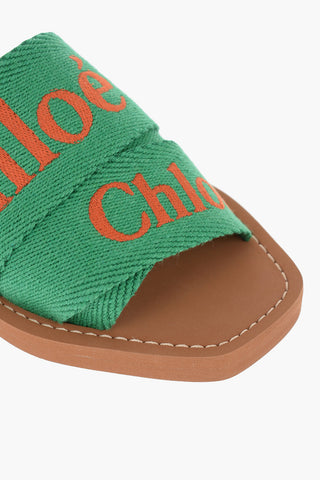 Sliders TAPE in Canvas con Logo Ricamato