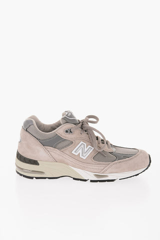 991 Sneakers Basse in Suede con Inserti Tarspiranti