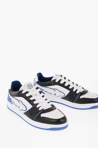 Two-tone Leather ROCKET Lace-up Sneakers