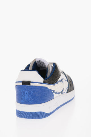 Two-tone Leather ROCKET Lace-up Sneakers