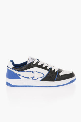 Two-tone Leather ROCKET Lace-up Sneakers