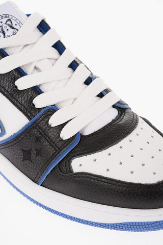 Two-tone Leather ROCKET Lace-up Sneakers